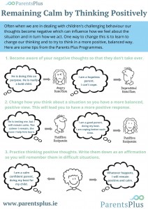 Remaining Calm by Thinking Positively