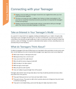 connecting with your teenager